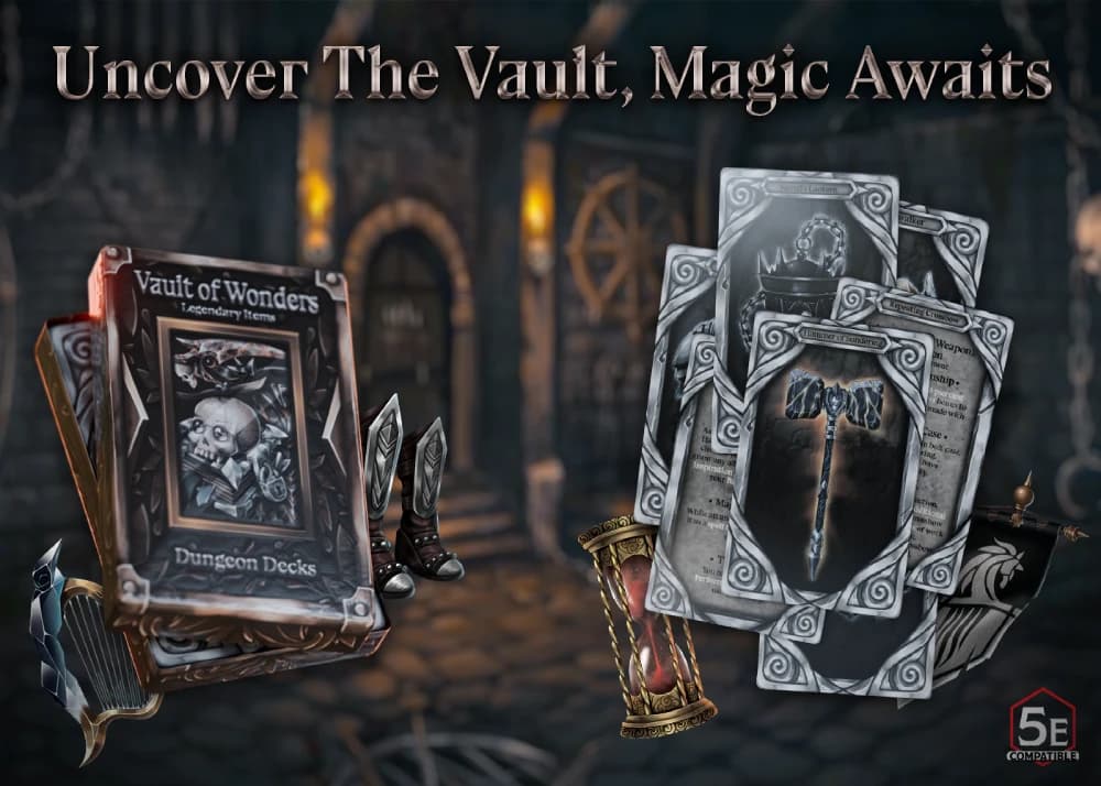 Kickstarter Graphics for "Falko's vault of wonders"