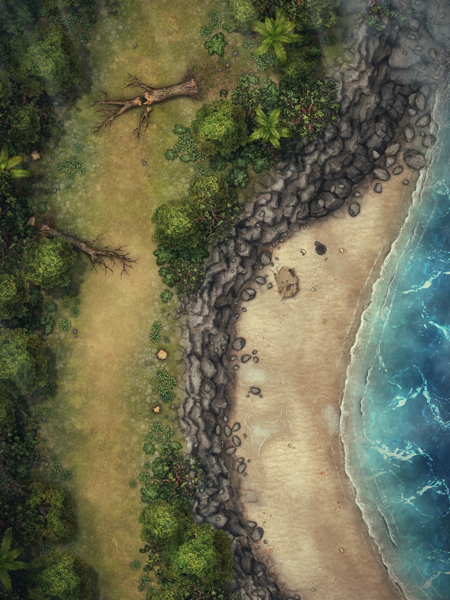 Coastal Cliff Ambush